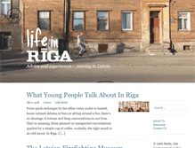 Tablet Screenshot of lifeinriga.com
